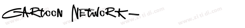 Cartoon Network字体转换